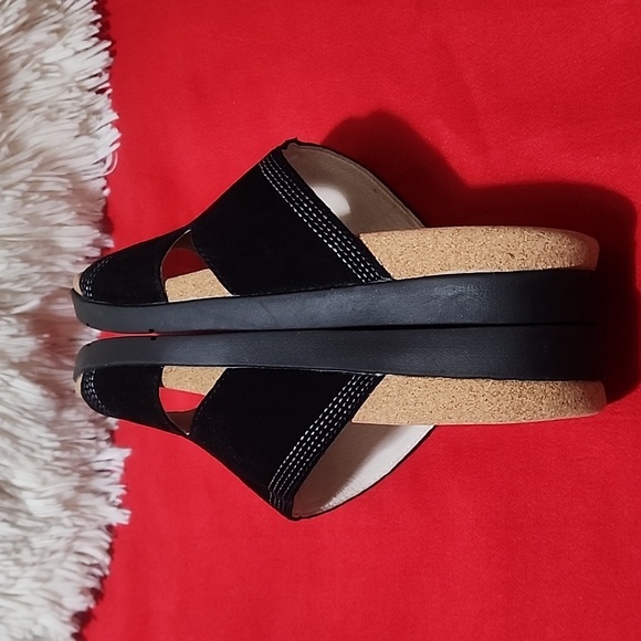 RevitalignWomen's Blue Palmetto Slide Sandal - Picture 7 of 11